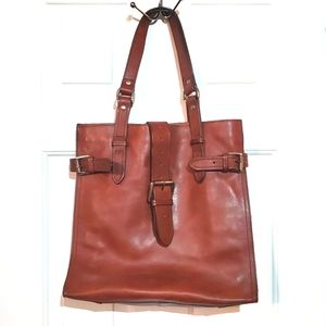 Country Road Genuine Leather Tote Handbag